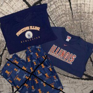 Set of 2 Boy's Size XL Illinois T-shirts
